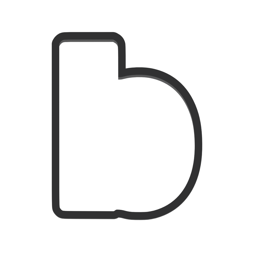 b Lowercase Block Letter Cookie Cutter with Easy Push Design — photo 3