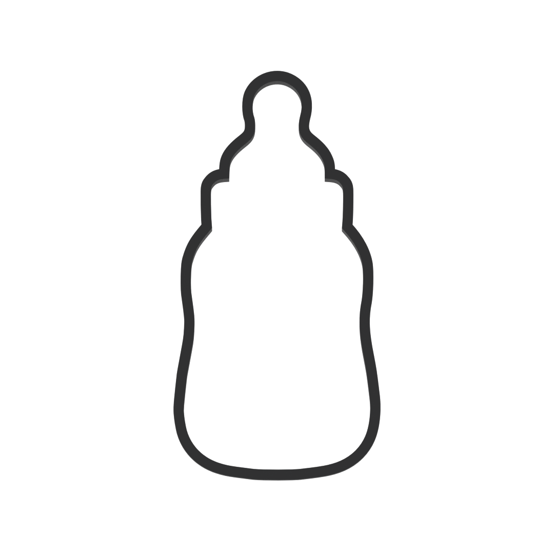 Baby Bottle Cookie Cutter with Easy Push Design — photo 3