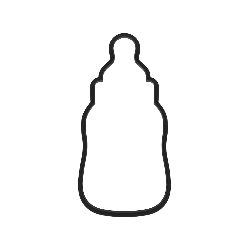 Baby Bottle Cookie Cutter with Easy Push Design — photo 5