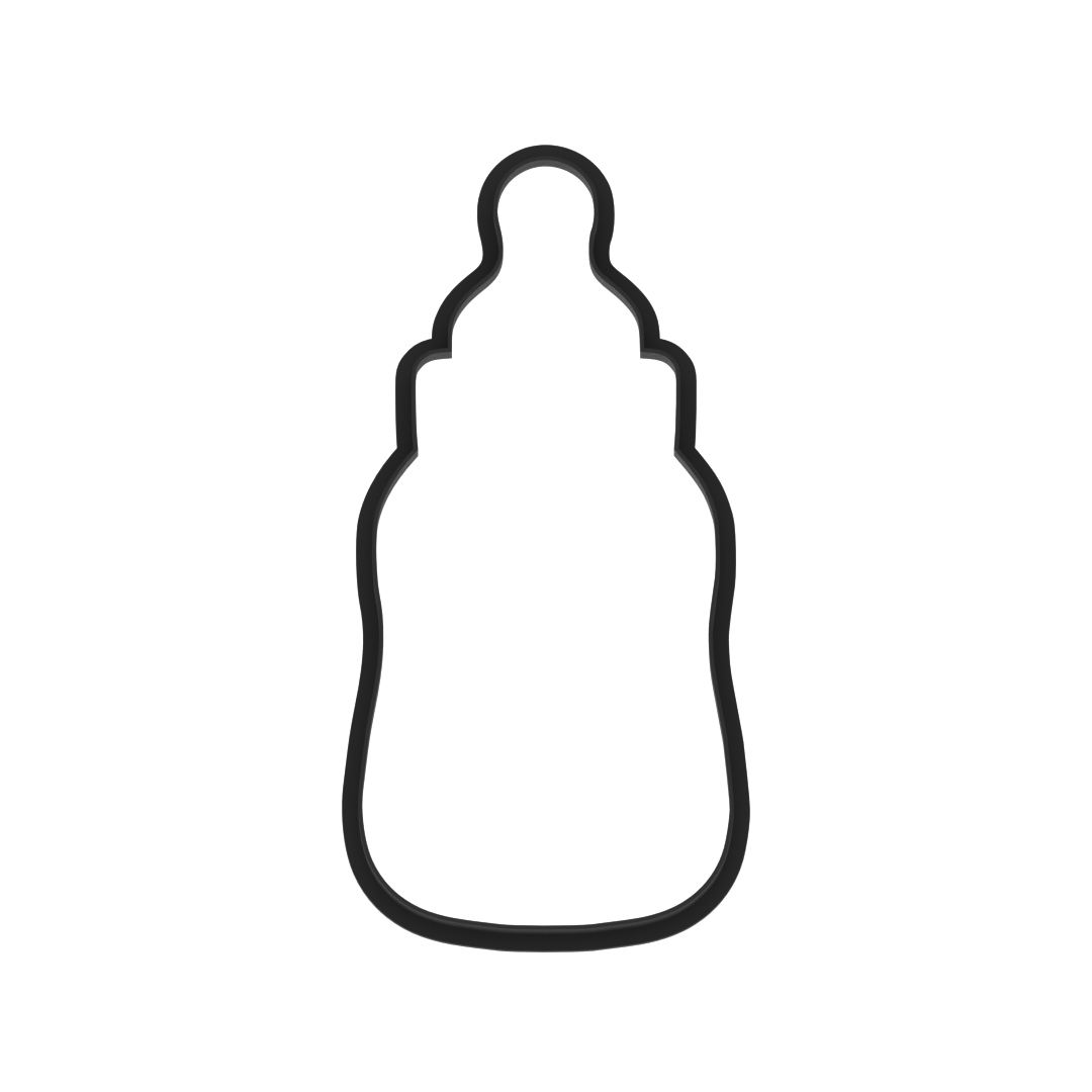 Baby Bottle Cookie Cutter with Easy Push Design — photo 5