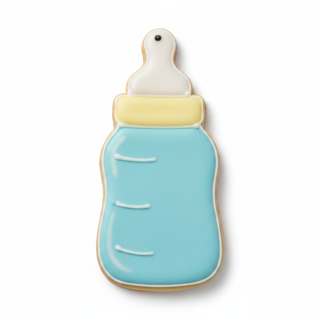 Baby Bottle Cookie Cutter with Easy Push Design — photo 2