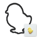 Baby Chick Cookie Cutter with Easy Push Design — main photo