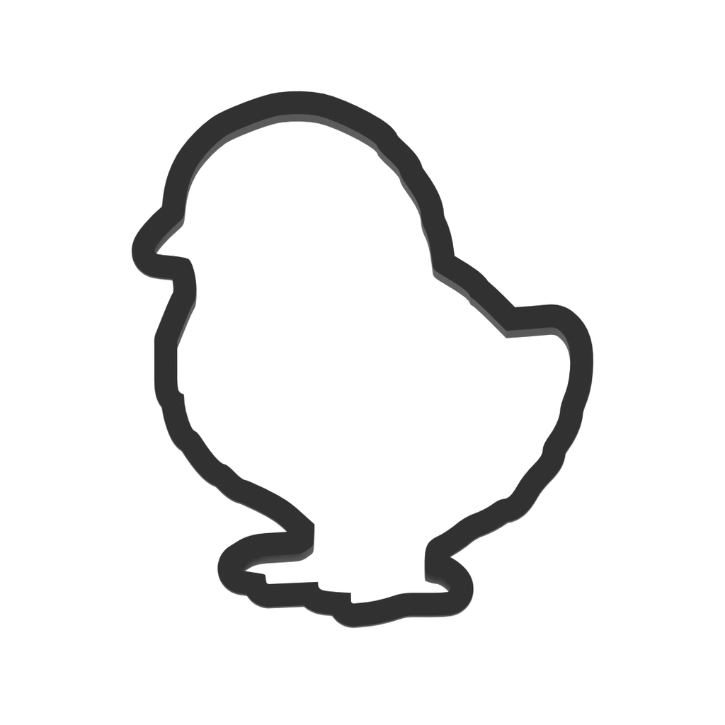 Baby Chick Cookie Cutter with Easy Push Design — photo 3