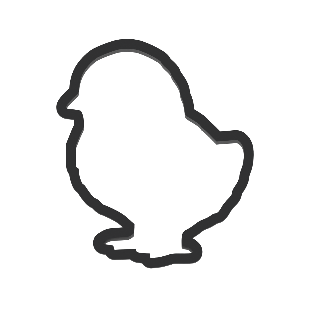 Baby Chick Cookie Cutter with Easy Push Design — photo 3
