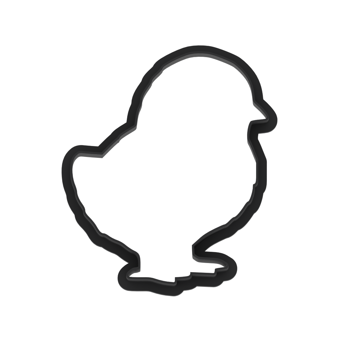 Baby Chick Cookie Cutter with Easy Push Design — photo 5