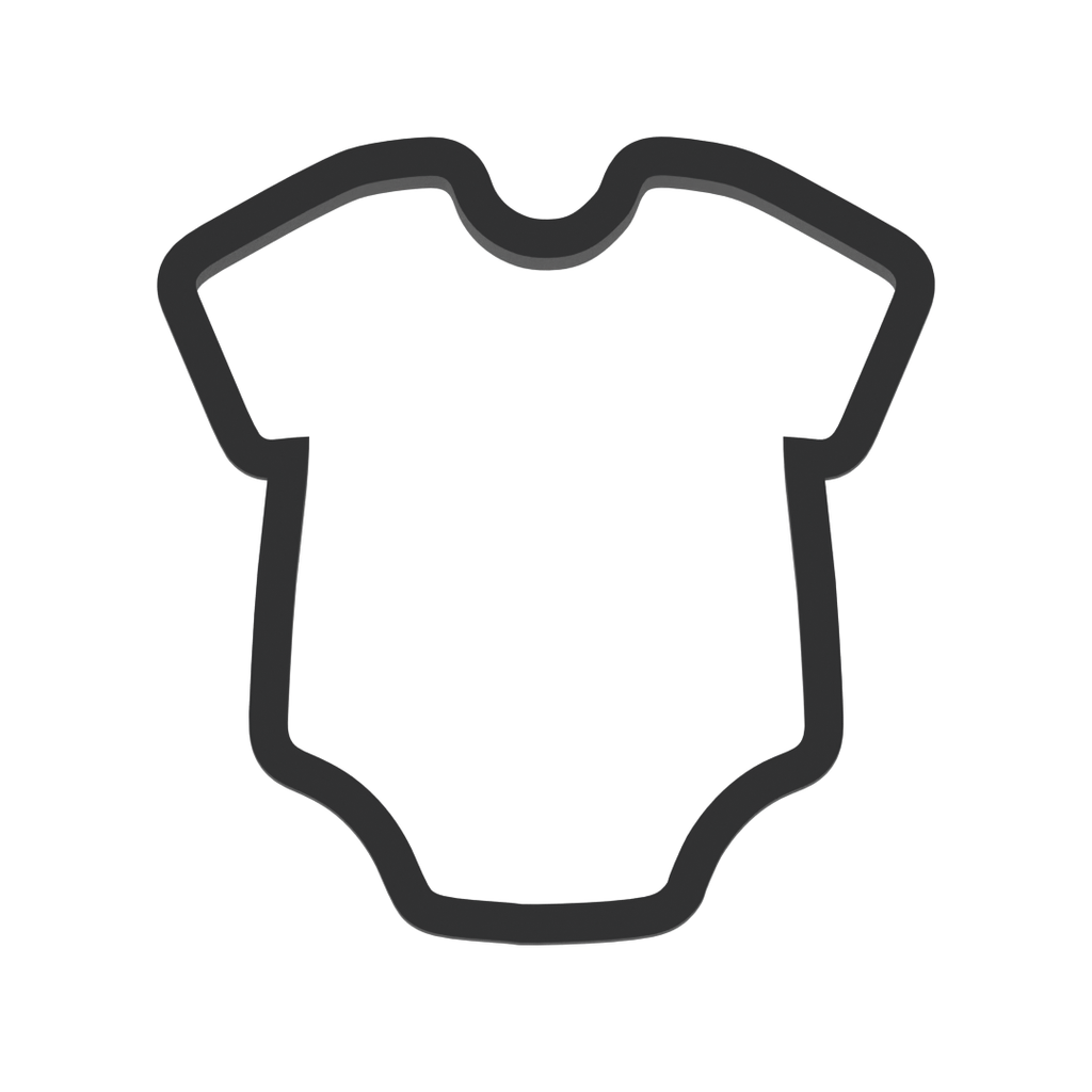 Baby Romper Cookie Cutter with Easy Push Design — photo 3