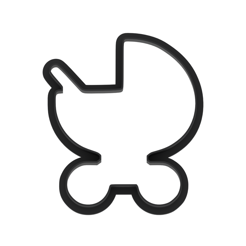 Baby Stroller Cookie Cutter with Easy Push Design — photo 5