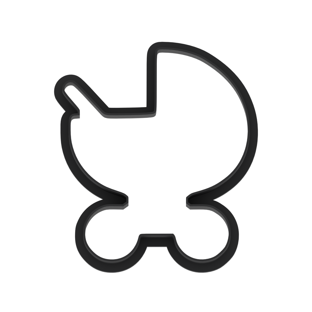 Baby Stroller Cookie Cutter with Easy Push Design — photo 5