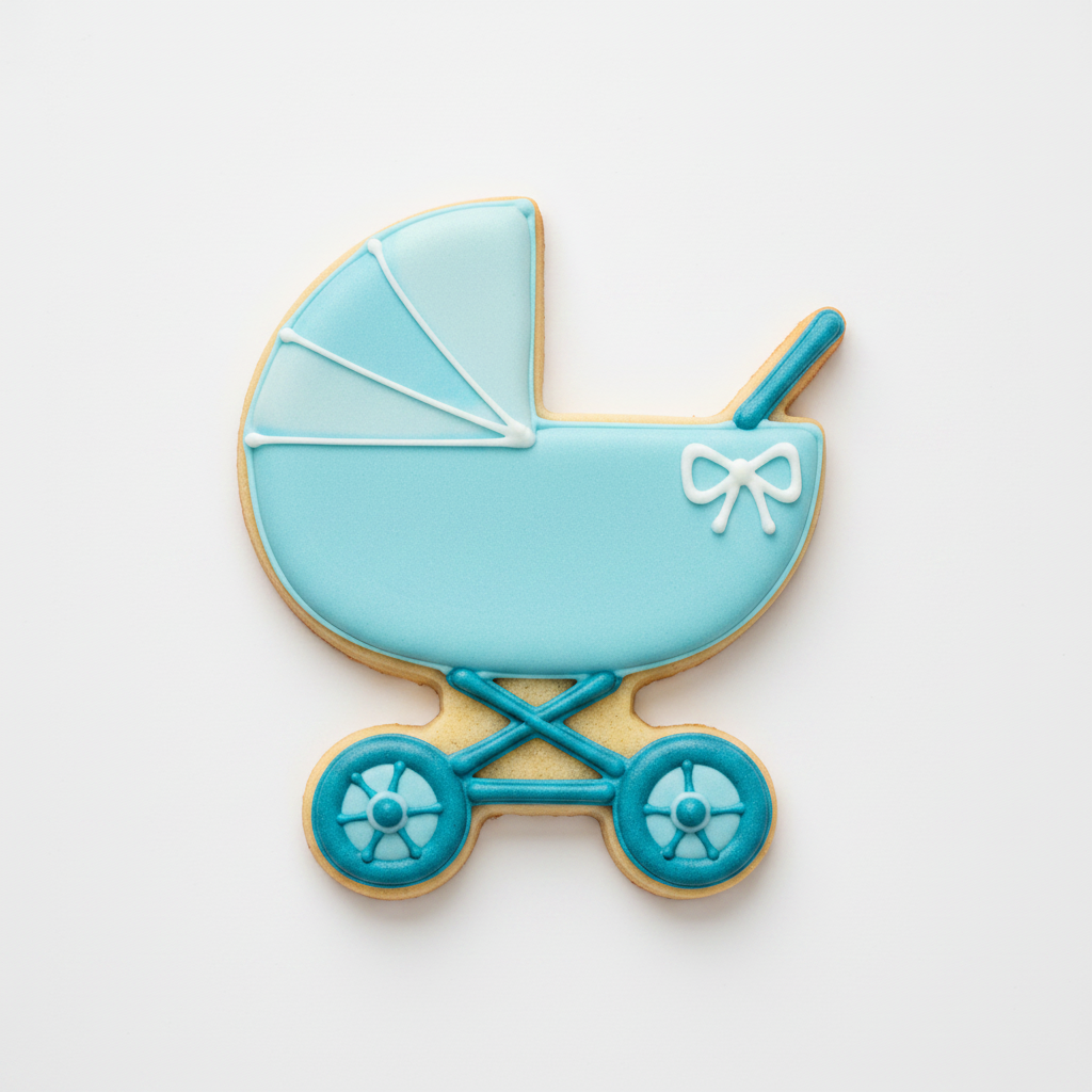 Baby Stroller Cookie Cutter with Easy Push Design — photo 2