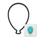 Balloon Cookie Cutter with Easy Push Design — main photo