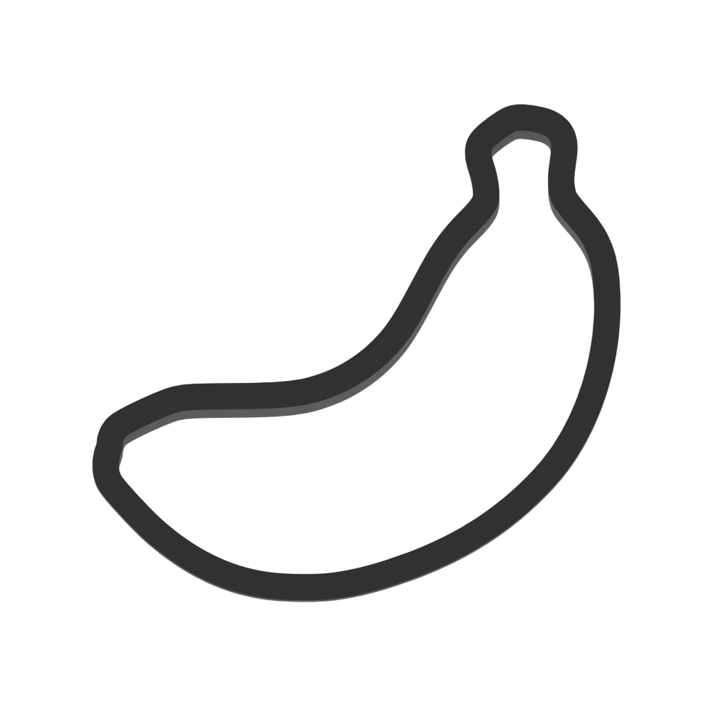 Banana Cookie Cutter with Easy Push Design — photo 3