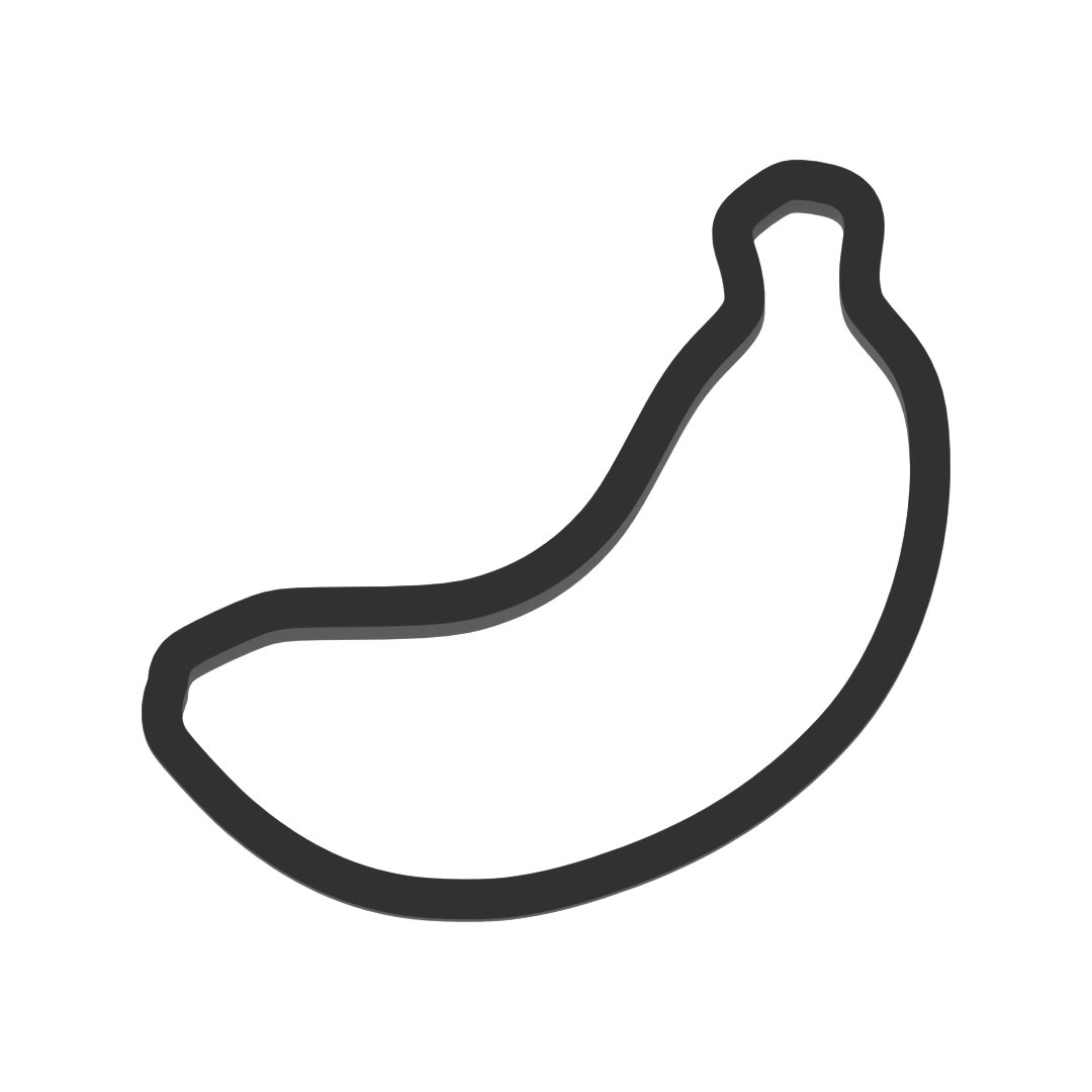 Banana Cookie Cutter with Easy Push Design — photo 3