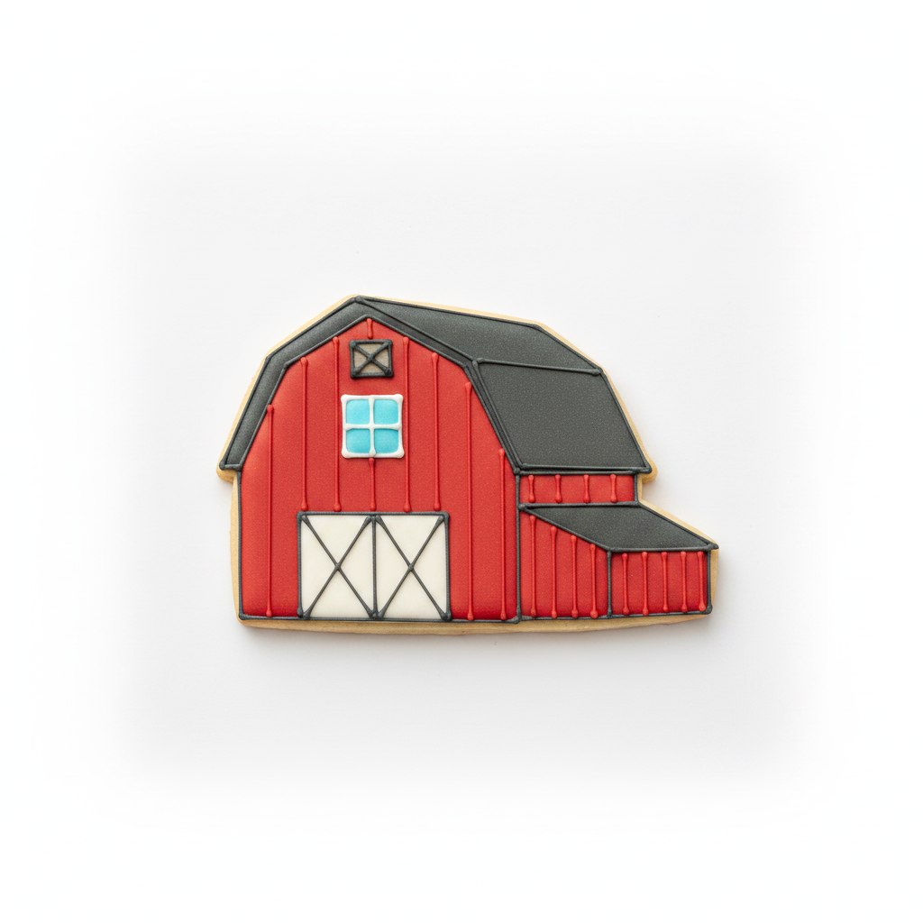 Barn Cookie Cutter with Easy Push Design — photo 2