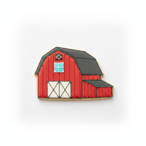 Barn Cookie Cutter with Easy Push Design — photo 2