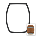 Barrel Cookie Cutter with Easy Push Design — main photo