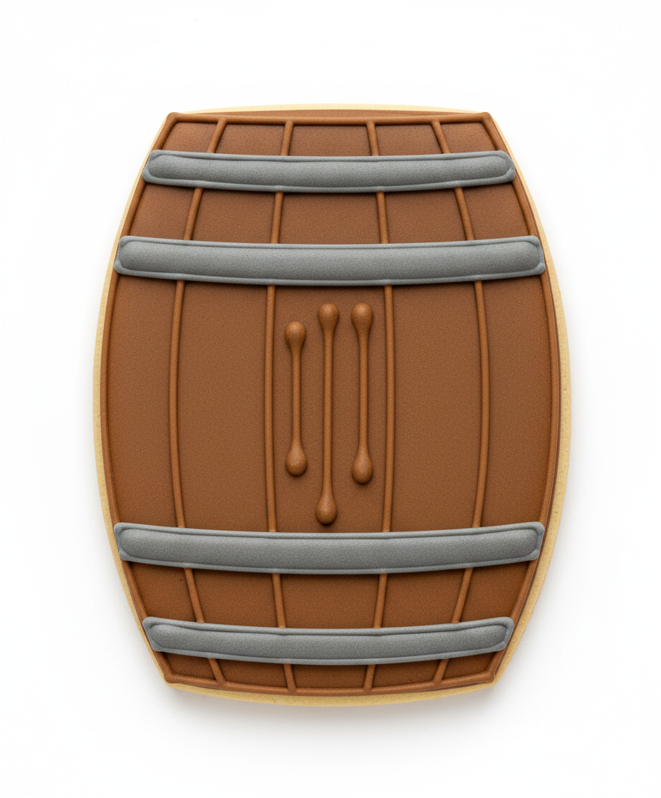 Barrel Cookie Cutter with Easy Push Design — photo 2