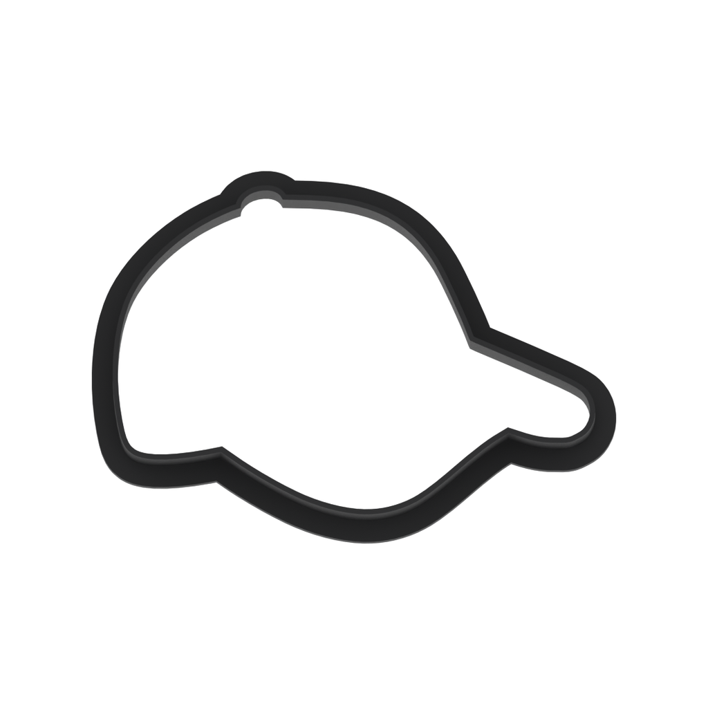 Baseball Cap Cookie Cutter with Easy Push Design — photo 6
