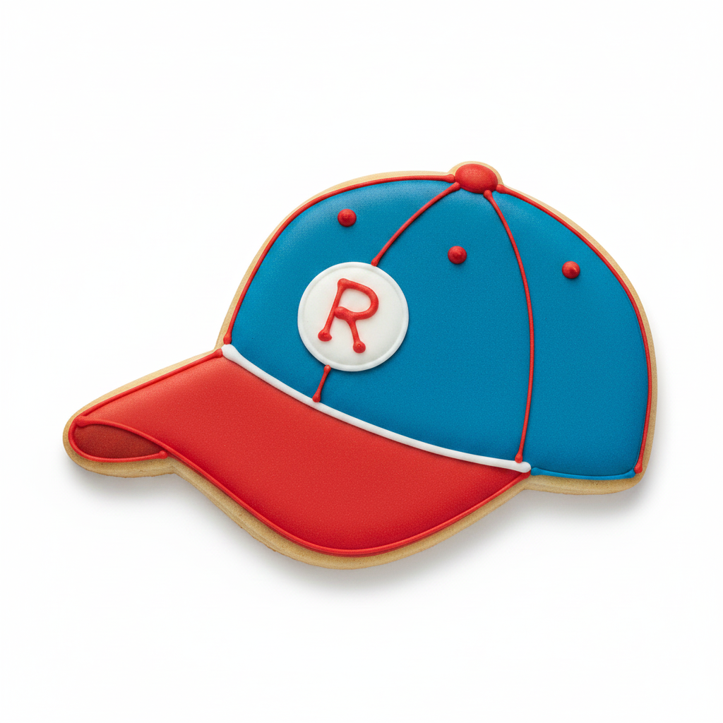 Baseball Cap Cookie Cutter with Easy Push Design — photo 2