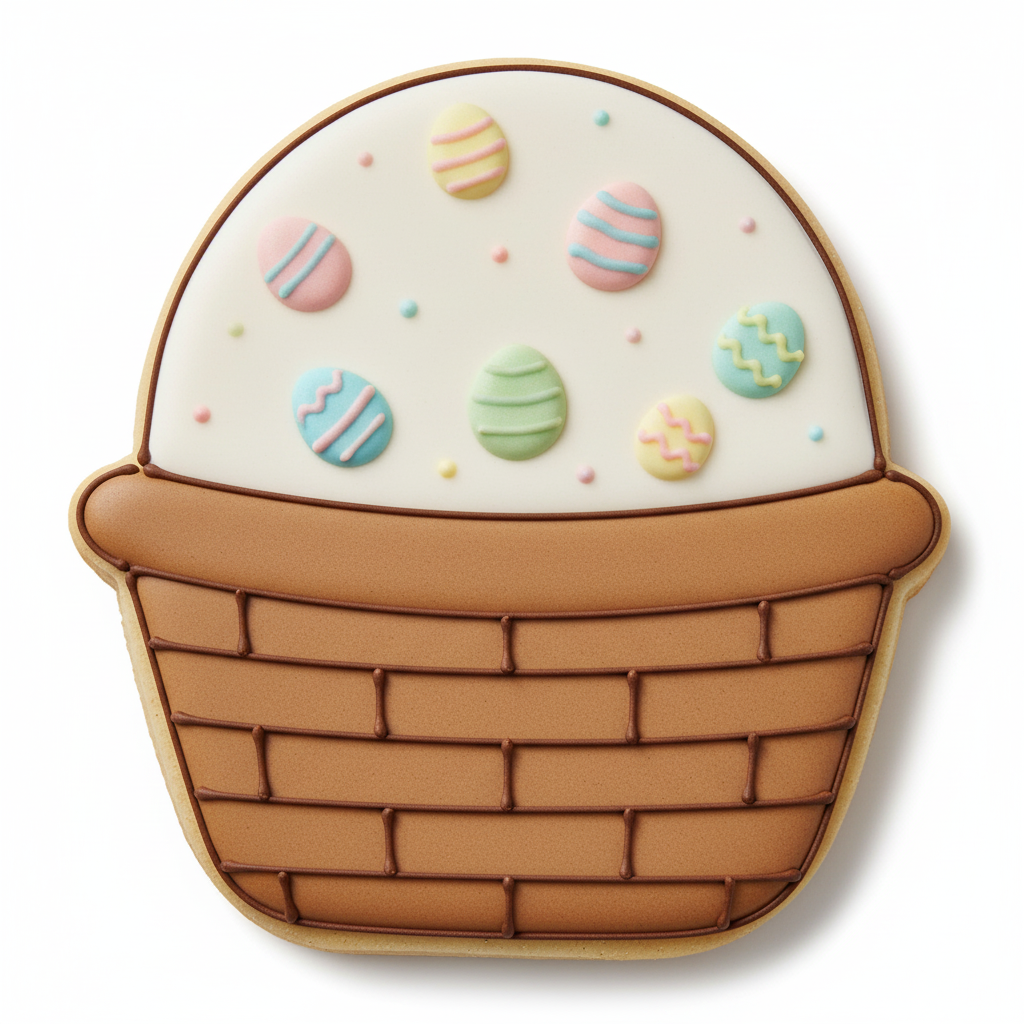 Basket Cookie Cutter with Easy Push Design — photo 2