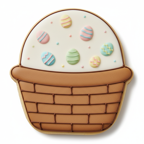 Basket Cookie Cutter with Easy Push Design — photo 2