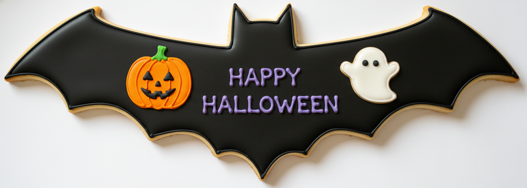 Bat Halloween Cookie Cutter with Easy Push Design — photo 2