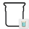 Beaker Cookie Cutter with Easy Push Design — main photo