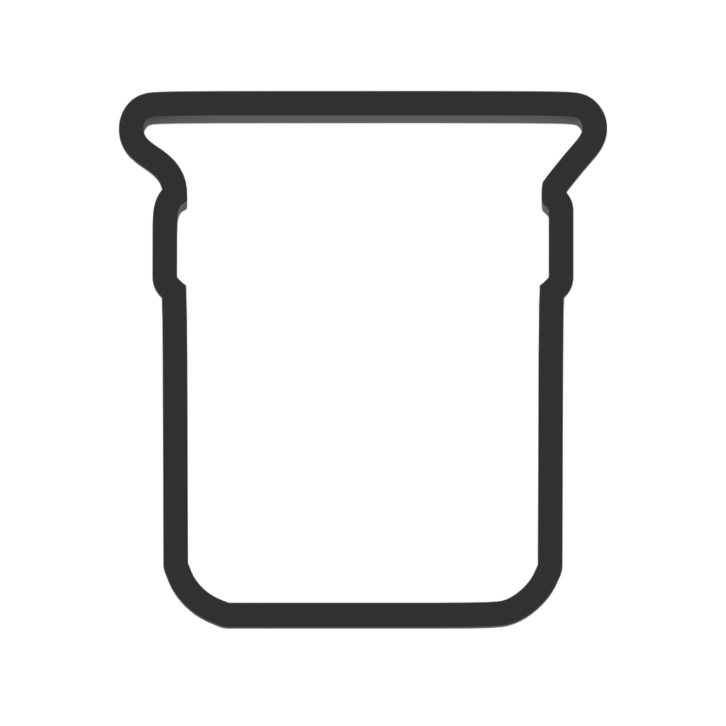 Beaker Cookie Cutter with Easy Push Design — photo 3