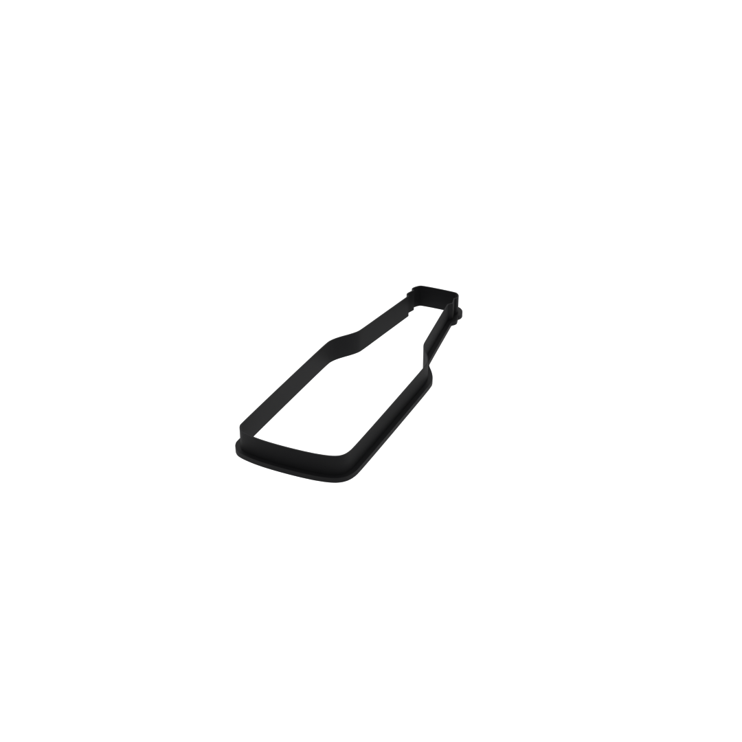 Beer Bottle Cookie Cutter with Easy Push Design — photo 4