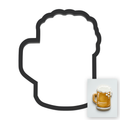 Beer Mug Cookie Cutter with Easy Push Design — main photo