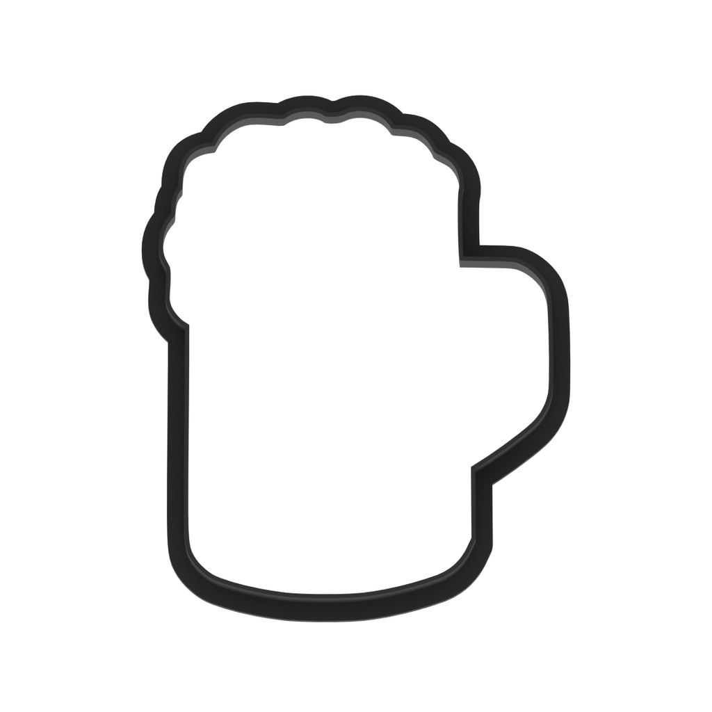 Beer Mug Cookie Cutter with Easy Push Design — photo 5