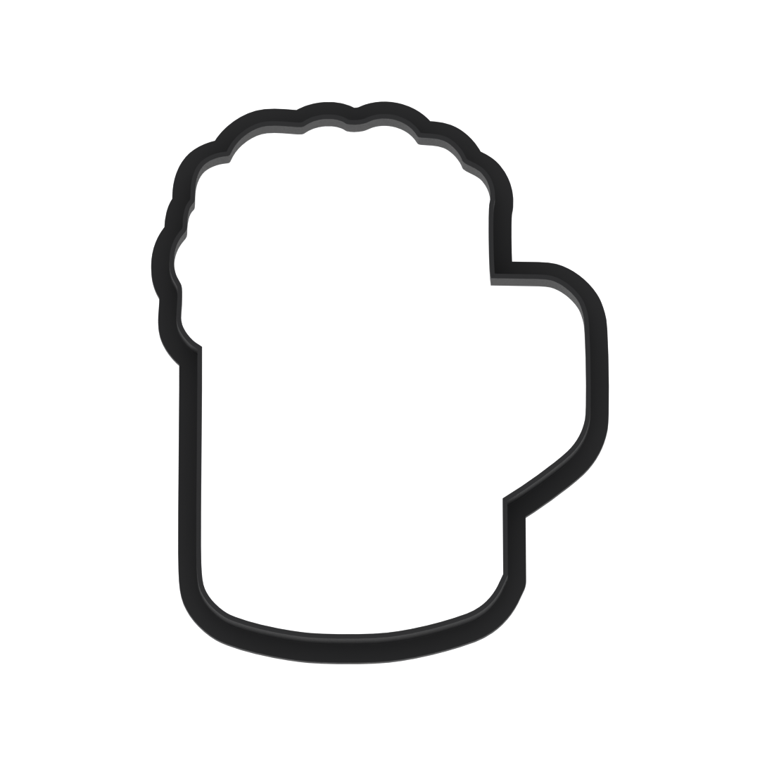 Beer Mug Cookie Cutter with Easy Push Design — photo 5