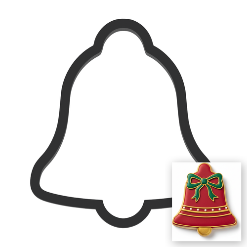 Bell Cookie Cutter with Easy Push Design — main photo