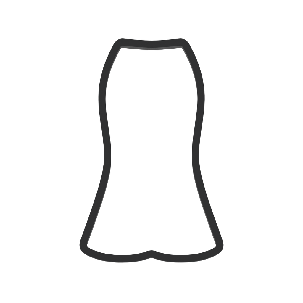 Bell Bottom Pants Cookie Cutter with Easy Push Design — photo 3