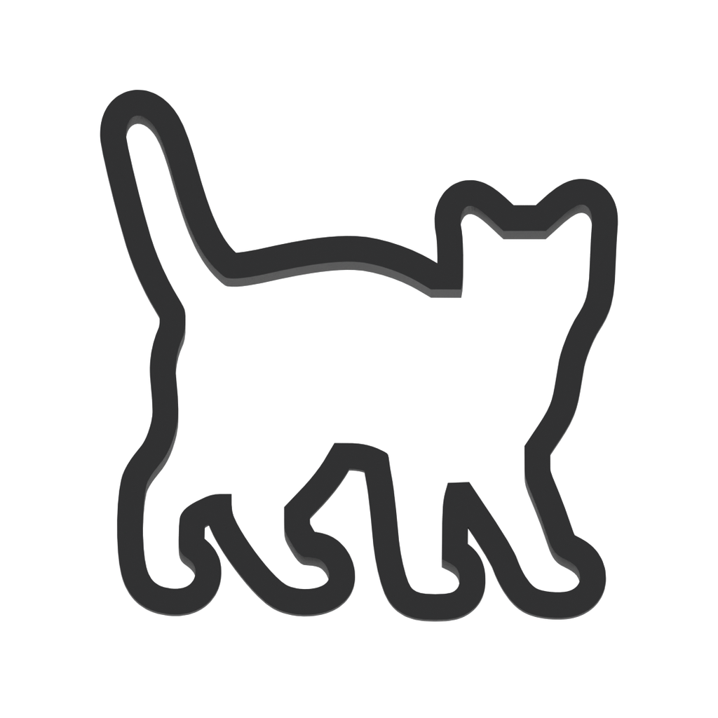 Black Cat Cookie Cutter with Easy Push Design — photo 3