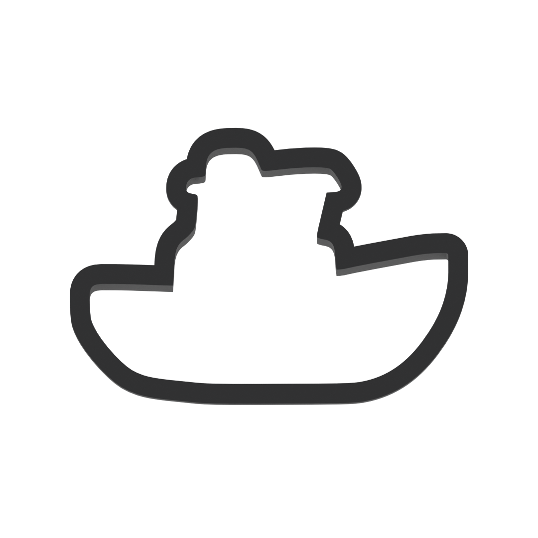 Boat Cookie Cutter with Easy Push Design — photo 3