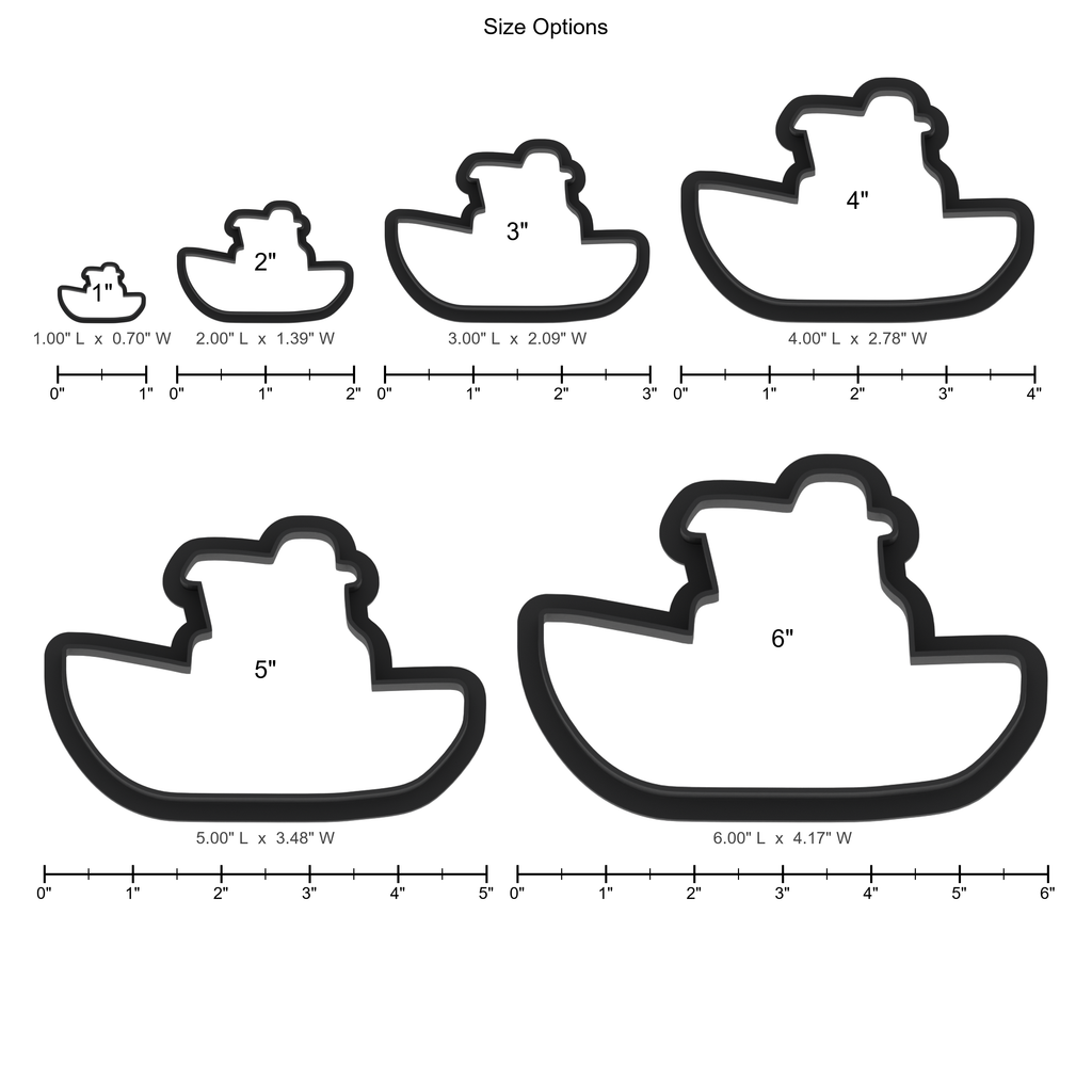 Boat Cookie Cutter with Easy Push Design — photo 5