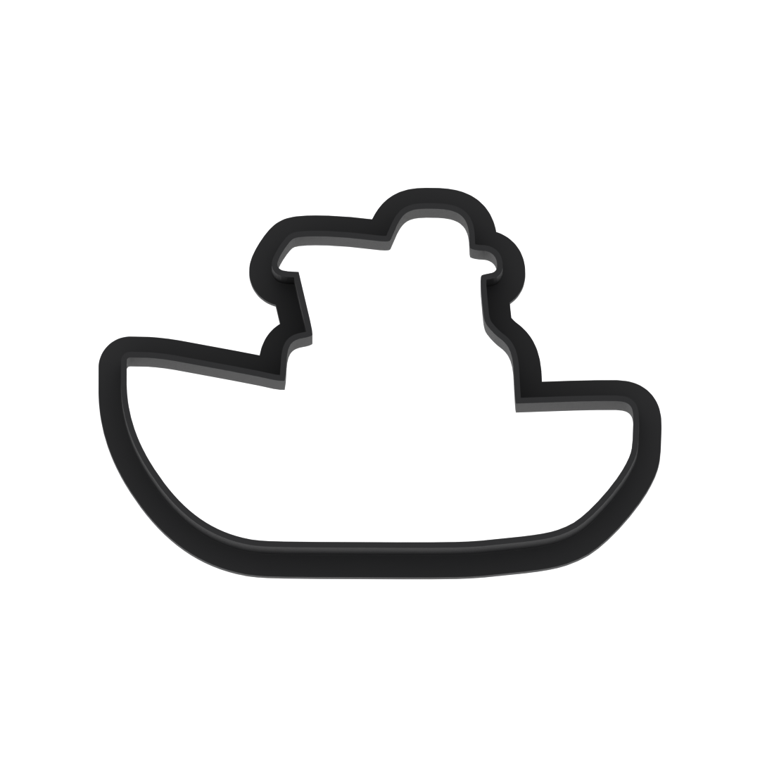 Boat Cookie Cutter with Easy Push Design — photo 6