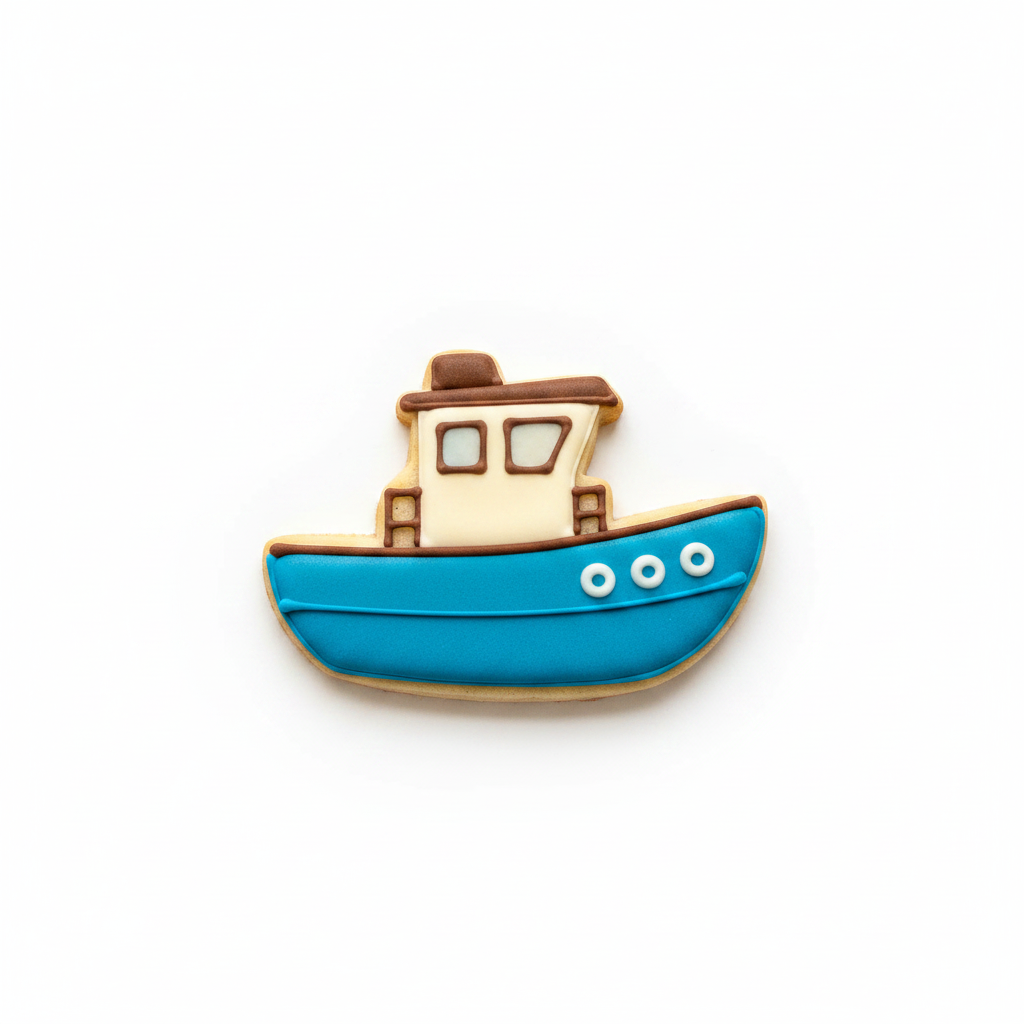 Boat Cookie Cutter with Easy Push Design — photo 2