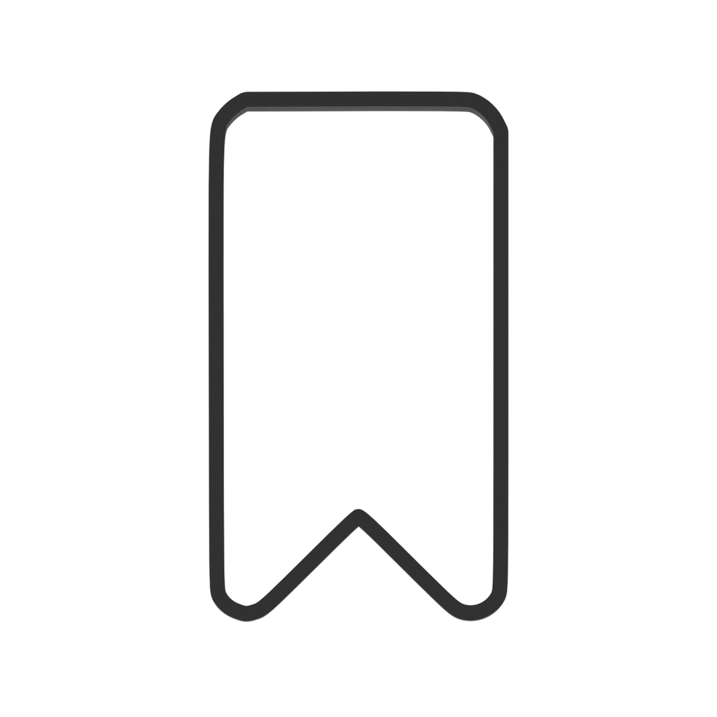 Bookmark Cookie Cutter with Easy Push Design — photo 3
