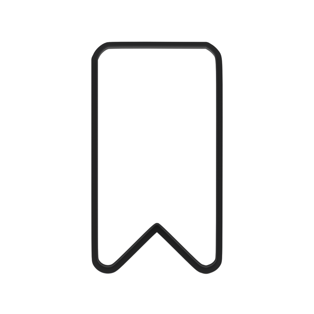 Bookmark Cookie Cutter with Easy Push Design — photo 6