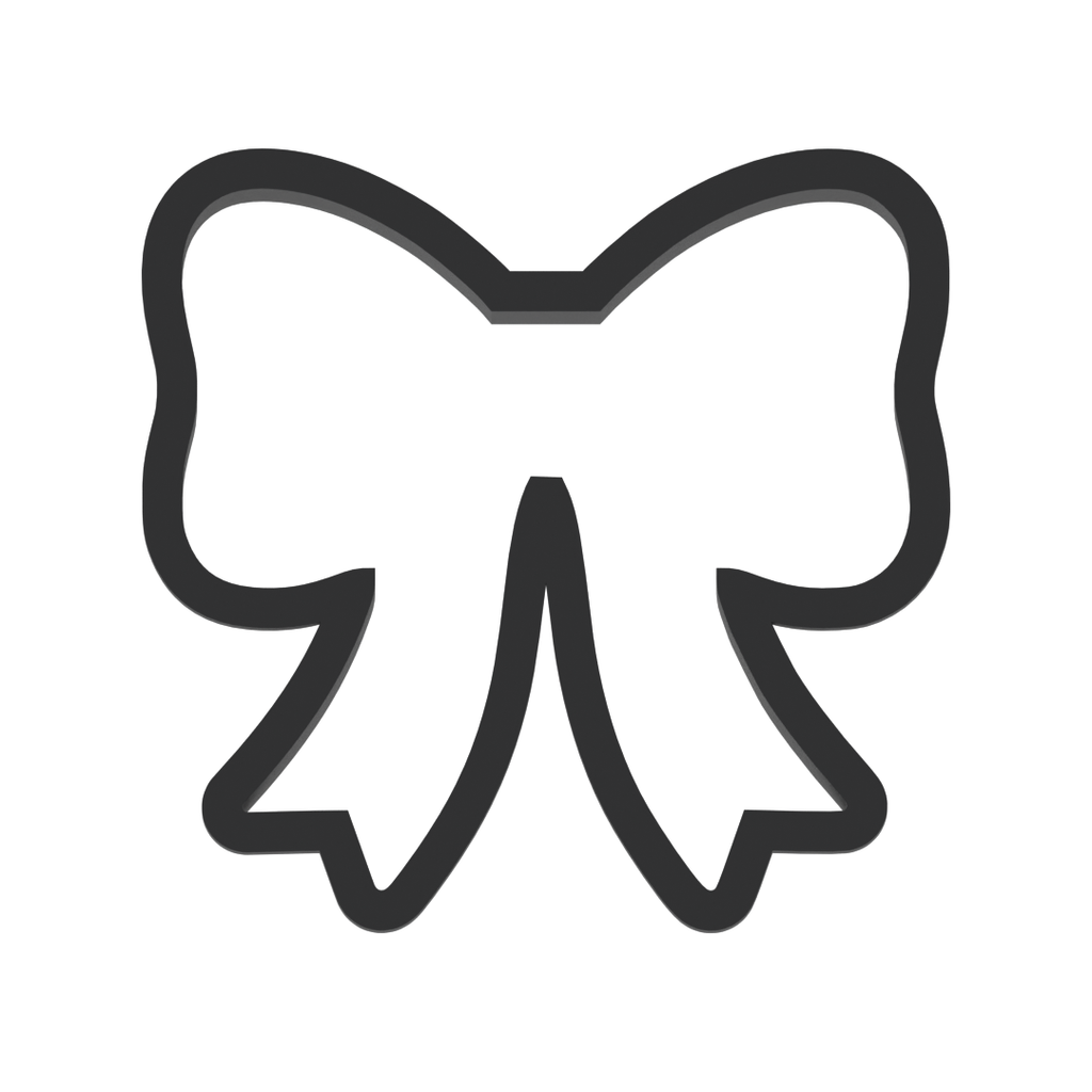 Bow Cookie Cutter with Easy Push Design — photo 3