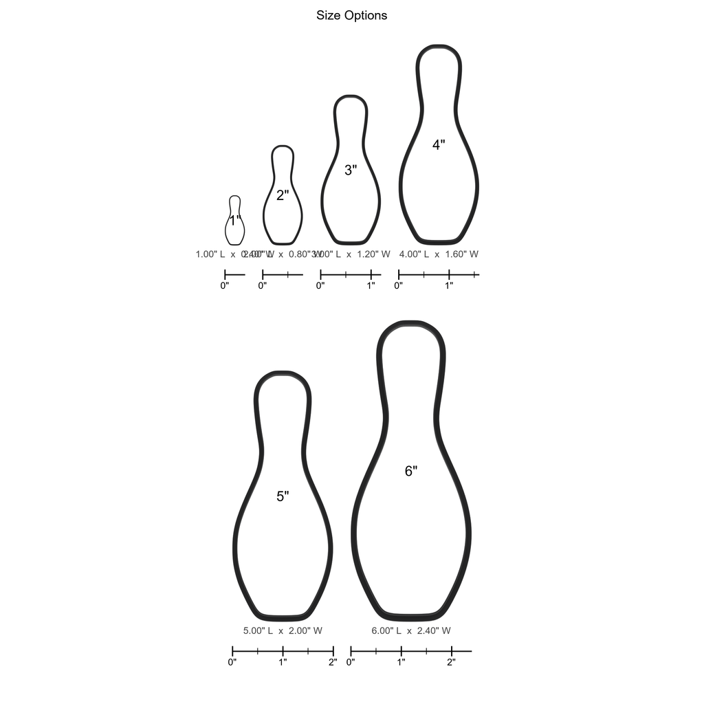 Bowling Pin Cookie Cutter with Easy Push Design — photo 5