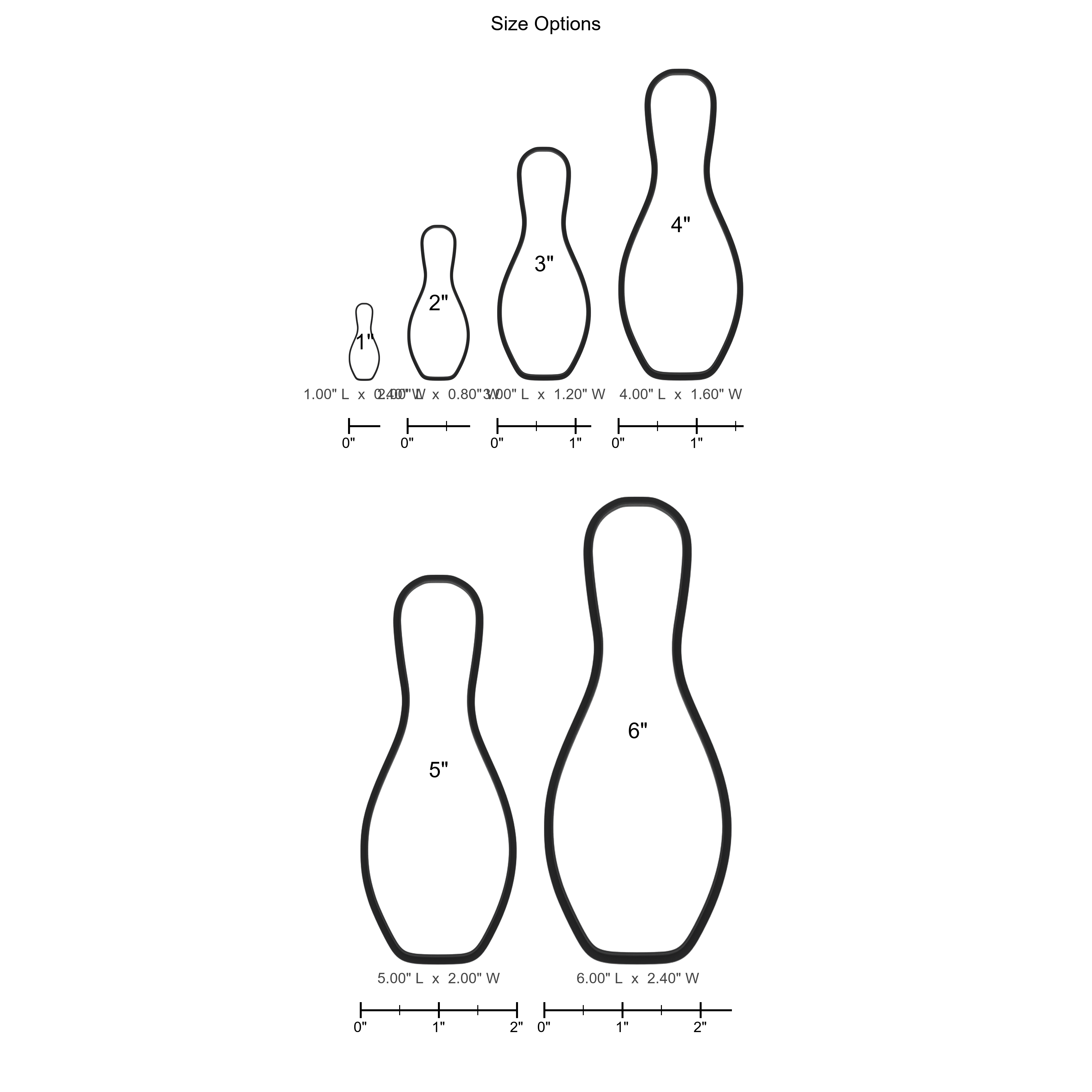 Bowling Pin Cookie Cutter with Easy Push Design — photo 5