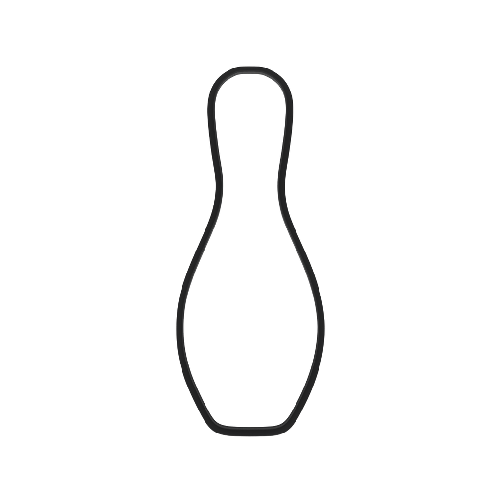 Bowling Pin Cookie Cutter with Easy Push Design — photo 6