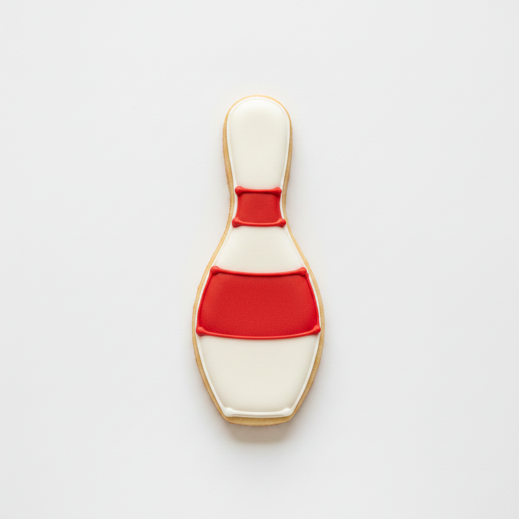 Bowling Pin Cookie Cutter with Easy Push Design — photo 2