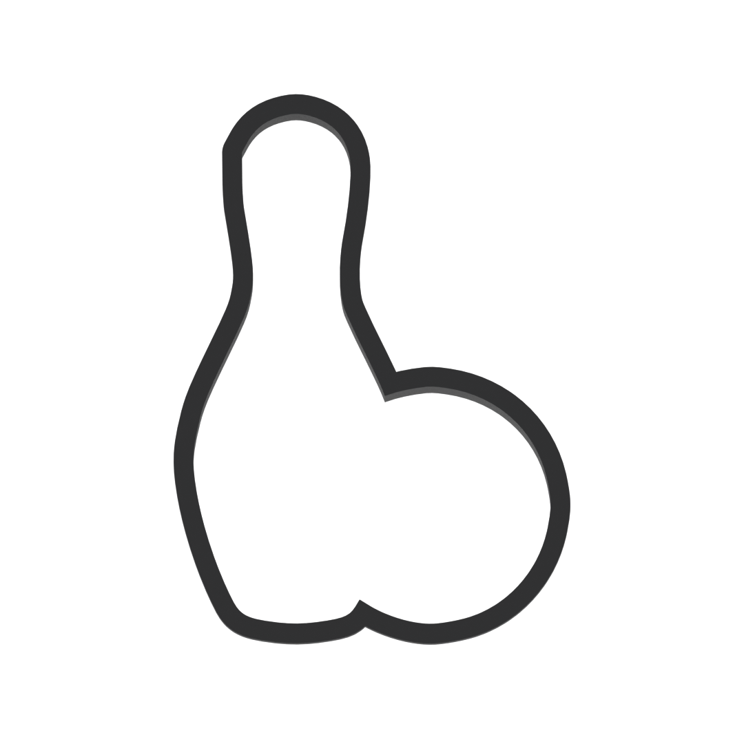 Bowling Pin And Ball Cookie Cutter with Easy Push Design — photo 3
