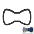 Bowtie Cookie Cutter with Easy Push Design — main photo
