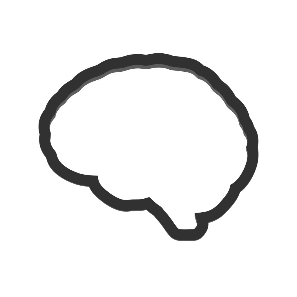 Brain Cookie Cutter with Easy Push Design — photo 3