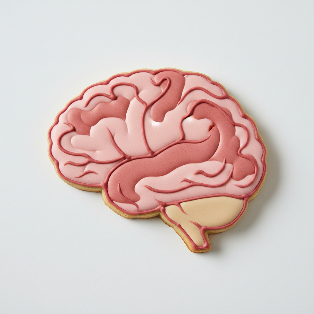 Brain Cookie Cutter with Easy Push Design — photo 2