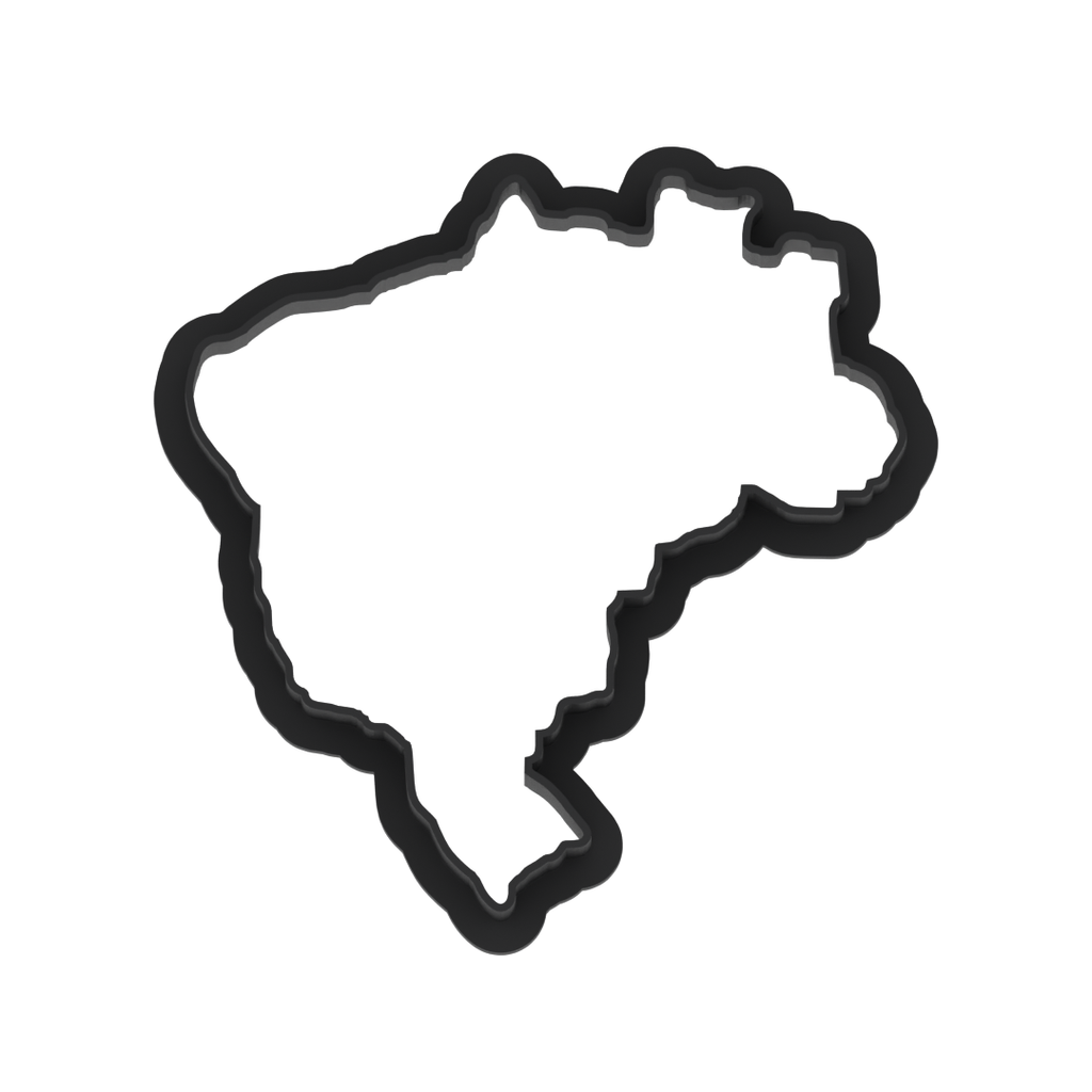 Brazil Cookie Cutter with Easy Push Design — photo 5